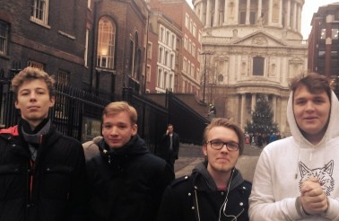 DP 1 boys near St Pauls